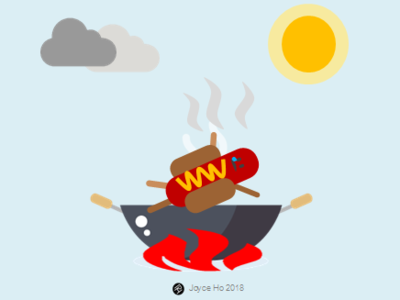 Cooking hot dog animation design food graph graphics icon illustration ios minimal ui ux vector