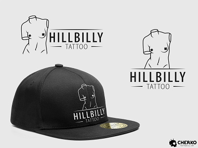 HILLBILLY - Tattoo parlor art illustration illustrator logo logo design tattoo vector