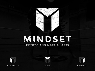 MINDSET - Fitness and MMA brand brand design branding design designer fitness icon illustration illustrator logo logo design typography vector