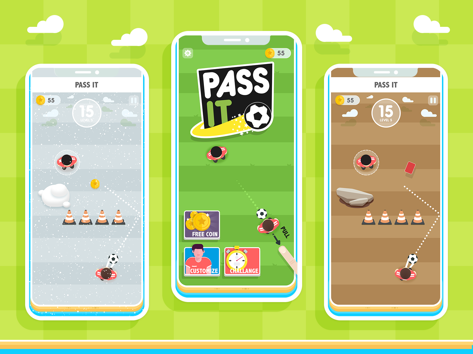 Pass It Game by Zaober on Dribbble