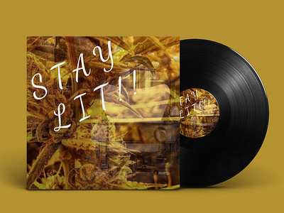 SONG TITLE IS (STAY LIT!! ) CD COVER || ALBUM COVER || DESIGN album album art album artwork album cover album cover design branding cd cd artwork cd cover cd design cd packaging design identity music
