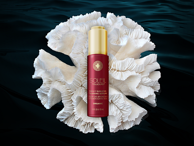 Coral Reef Safe Tanning Serum advertisement beauty product cosmetics serum skincare