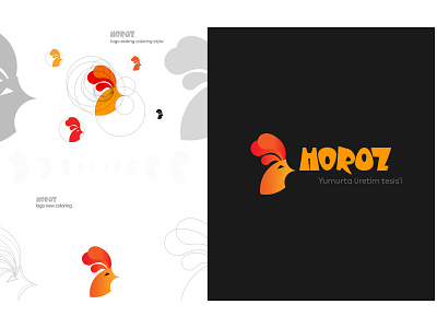 Horoz corporate identify dizayn graphic design ikon illustration logo matbaacılık muharrem yağan ui ux