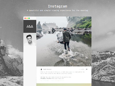 Instagram desktop viewer