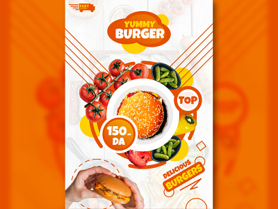 Flyer Yummy Burger 2
