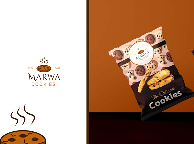 Logo Marwa Cookies branding cookies cookies shop design illustration logo logo conception logo cookies logo design logo designer logo folio logo inspiration logos