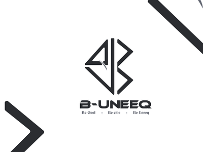 Logo B Uneeq branding clothing company design graphic design infography logo logo clothing logo conception logo design market brand market logo typography
