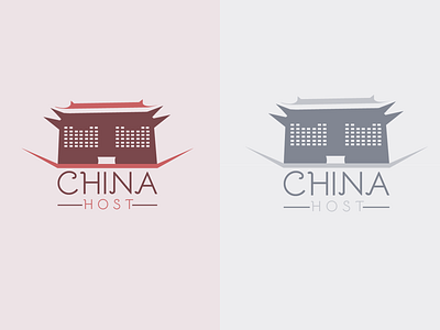 Logo China Host Pres branding graphic design hostel illustration infography logo conception logo design logo folio logo inspiration market brand market logo typography vector