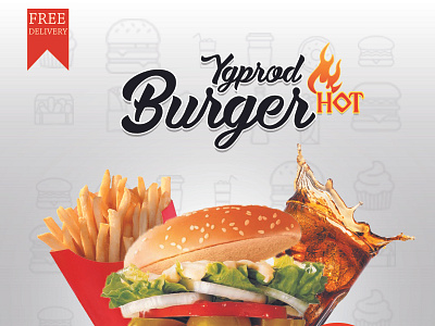 Burger Flyer flyer flyer design flyers graphic design packaging