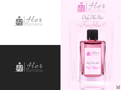 Logo & Brand "Her" brand identity brand identity design brand perfume logo logo design logo design branding logos