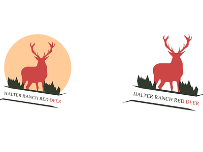 Halter Ranch Red Deer Pres logo conception logo design logo design concept logo halter logos logos idea logos inspiration