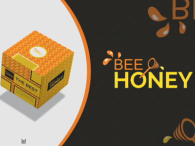 Logo Bee Honey & Packaging brand brand and identity brand identity brand identity design branding illustration infography logo logo conception logo design logo design branding logo design concept logo folio logo inspiration logos logos idea market brand market logo package mockup packaging