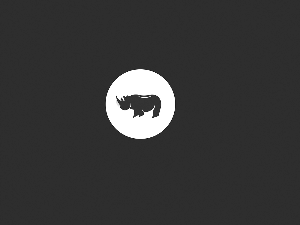 Logo Rhinoceros by Youssouf Grafico on Dribbble