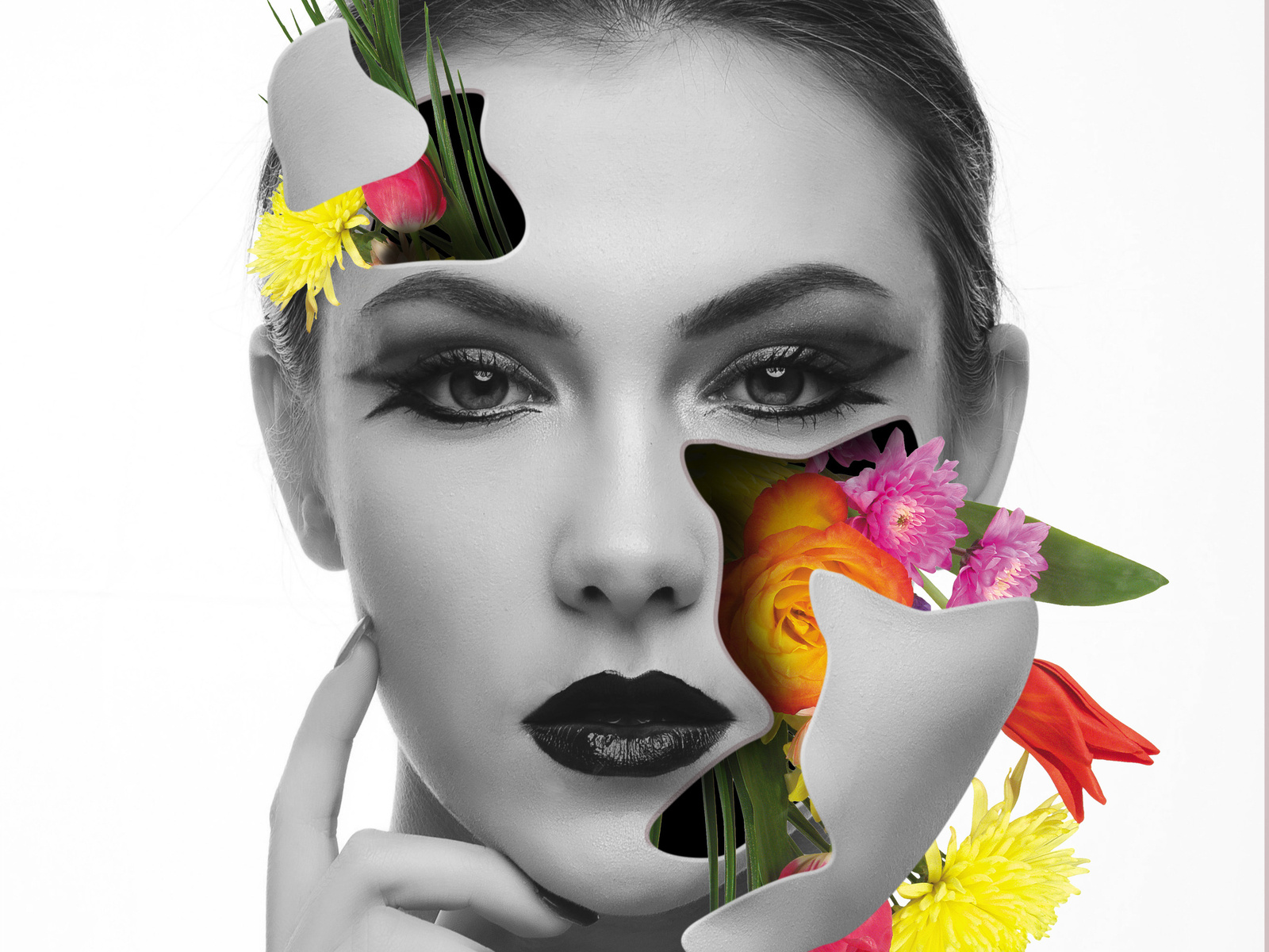 Flower Face Effects by Farah on Dribbble