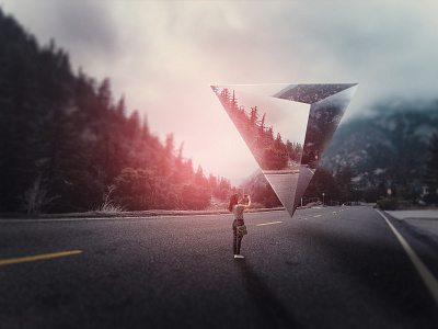 Surreal Landscape Geometric Photo adobe adobe cc art color design freelance freelance design freelancer graphic graphic art graphic design graphicdesign manipulation photoshop