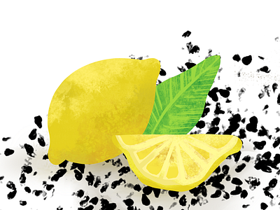 Lemon Deco Artwork artdirection design flat identity illustration ui vector