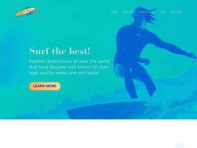 Surf Website 2x animation app blue brand branding clean design flat identity illustration illustrator ios minimal mobile typography ui ux vector web website