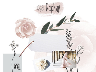 Daphny Moodboard artdirection branding design illustration logo vector web