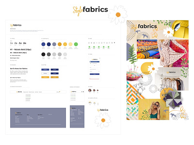 Style Guide, Mood board & Branding for Style Fabrics