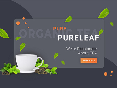 Product page template - Organic tea artdirection branding clean design identity logo minimal typography ui ux vector web