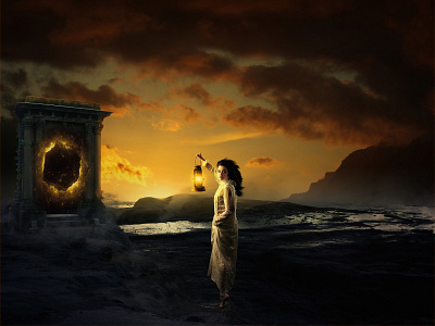 Go To Another World art direction design digital art dribbble fantasy photomanipulation