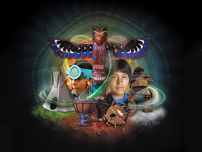 National Aboriginal Day - Campaign Featured Graphic aboriginal affairs canada goverment native poster youth