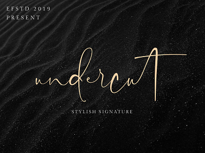 Undercut | Stylish Signature branding font business card font font font creator font design free font free fonts handwritten font invitation font lettering font logo font masculine font movie font natural font photography font poster font script font socialmedia font studio font stylish font