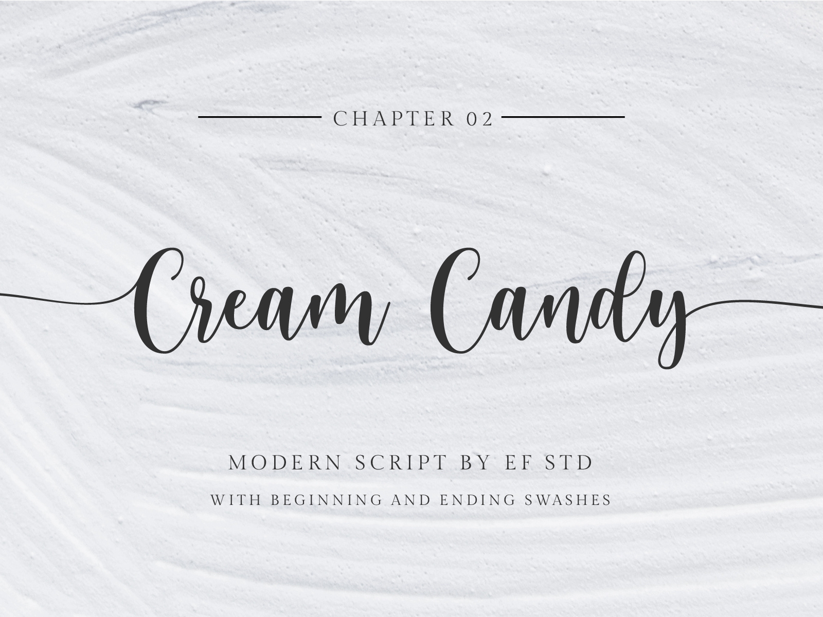 Cream Candy Modern Script by Ef Studio on Dribbble