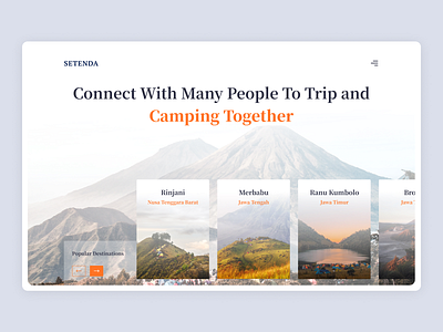 Setenda - Trip Landing Page