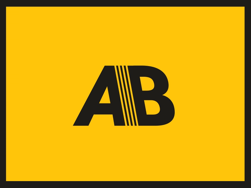 AB logo animation 2d after effects animation illustrator logo logodesign logotype motion design vector