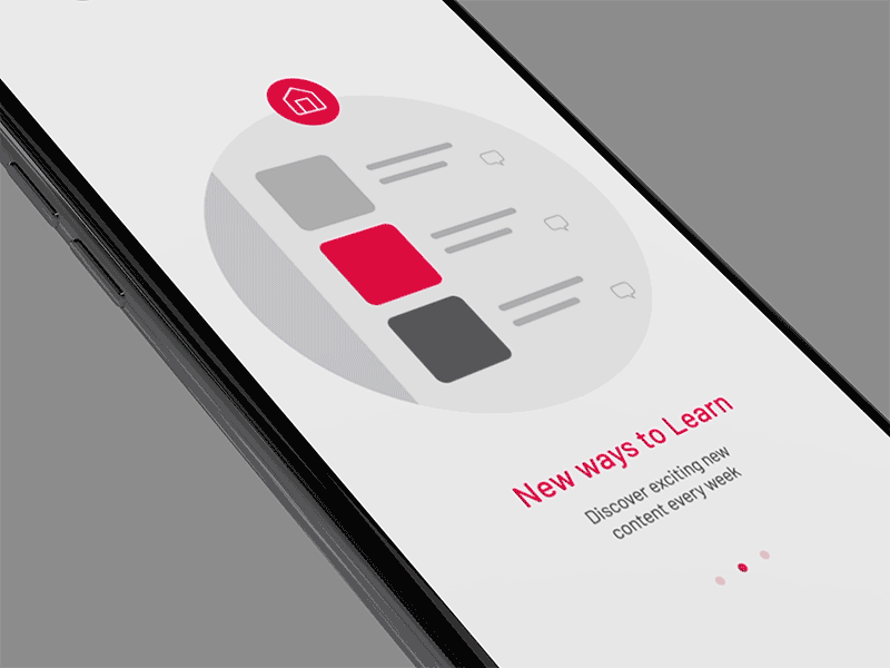 Onboarding animation for an App 2d after effects animation app branding flat motion design onboarding typography ui ux vector web