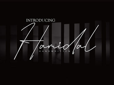 Hamidal // Handwritten font