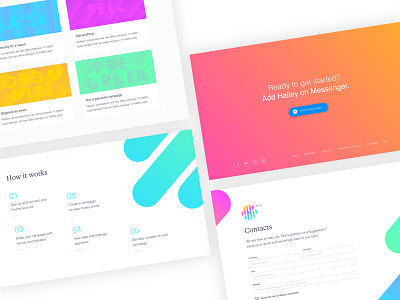 Halley - Landing page