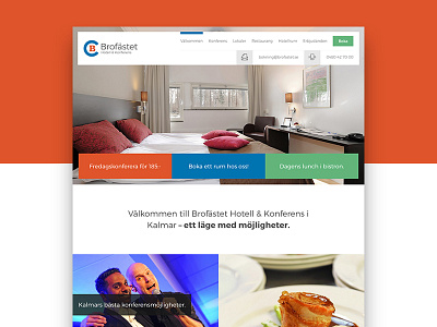 New hotel site colorful flat hotel web web design