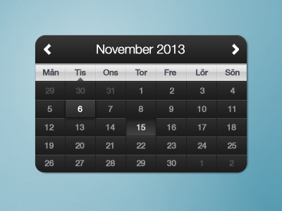 Calendar / UI Practice #2 interface ui ux web