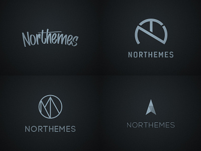 Northeme logo progress logo sketch vector wip