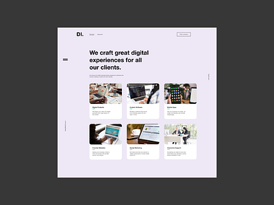 Dev Company design ui ux webdesign website websitedesign