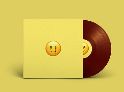 Yellowing - Mixtape Mockup emoticon mixtape mockup music smile vinyl