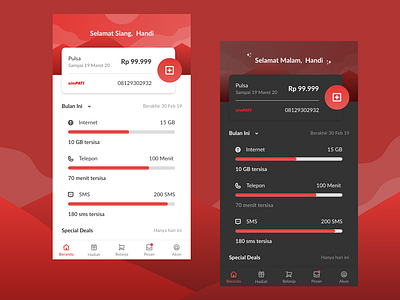 Redesign Home Screen My Telkomsel