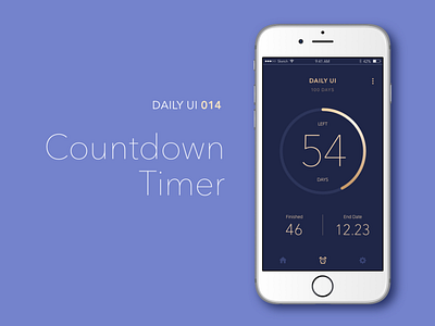 #014-Countdown Timer app clean color countdown countdown timer dailui daily daily 100 daily 100 challenge daily challange dailyui day14 timer ui 100 ui100 ui100days