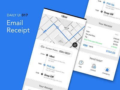 ＃017-Email Receipt app color dailui daily daily 100 daily 100 challenge daily challange dailyui day17 email email receipt receipt ui 100 ui100 ui100days