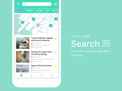 #022-Search app dailui daily daily 100 daily 100 challenge daily challange dailyui day22 search ui 100 ui100 ui100days