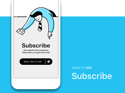 #026-Subscribe 026 app dailui daily daily 100 daily 100 challenge daily challange dailyui day26 email subscribe ui 100 ui100 ui100days