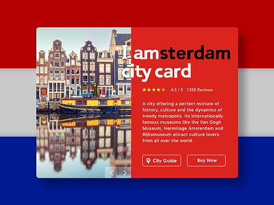 #045-Info Card 045 card city card city guide daily daily 100 daily 100 challenge daily challange day45 iamsterdam info info card ui 100 ui100days