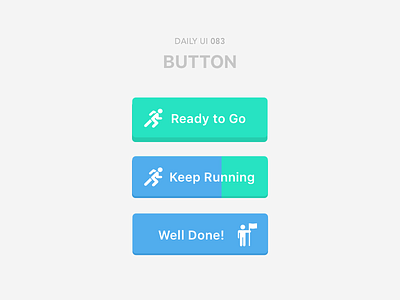 #83-Button 083 83 button dailui daily daily 100 daily 100 challenge daily challange dailyui day83 runner ui 100 ui100 ui100days