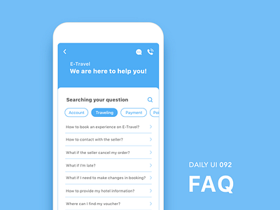 #092-FAQ 092 92 app dailui daily daily 100 daily 100 challenge daily challange dailyui day92 faq faqs ui 100 ui100 ui100days