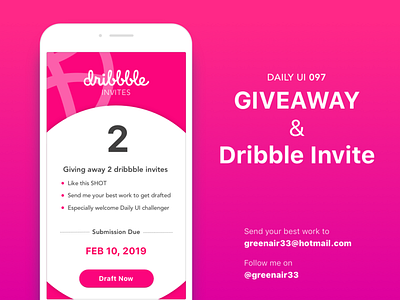 #097-Giveaway + Dribble Invite