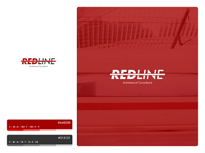 Red Line architecture logo brand brand identity branding consultant logo line logo logo logo design