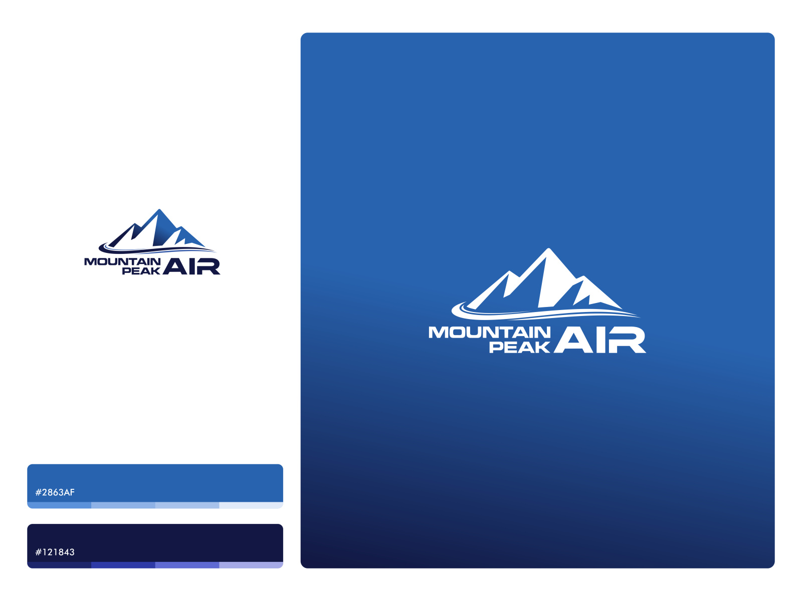 Mountain Peak Air by Ilham Prayunda on Dribbble