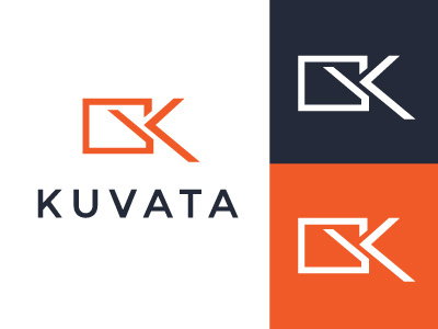 Kuvata Logo Concept branding design elegant seagulls identity logo